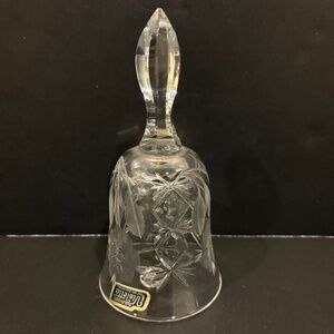 Vtg Violetta Hand Cut 24% Lead Crystal Bell 6" (Poland)